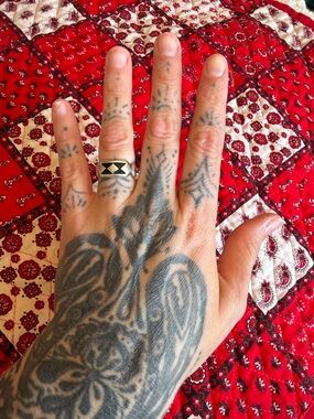 Vintage Western Genuine Silver Ring Southwestern Navajo